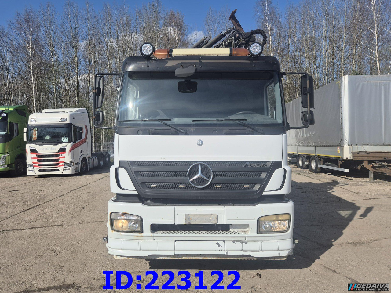 MERCEDES-BENZ Axor 2533 6x2 + Atlas 332.3E Crane - Tovornjak prekucnik: slika 2 MERCEDES-BENZ Axor 2533 6x2 + Atlas 332.3E Crane - Tovornjak prekucnik: slika 2