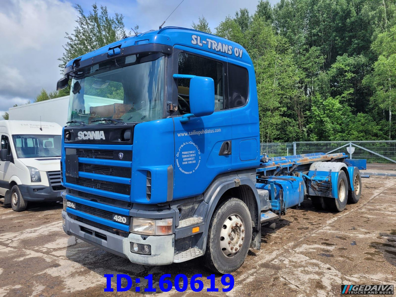 SCANIA 124 420 6x2 Manual Retarder - Tovornjak-šasija: slika 1 SCANIA 124 420 6x2 Manual Retarder - Tovornjak-šasija: slika 1