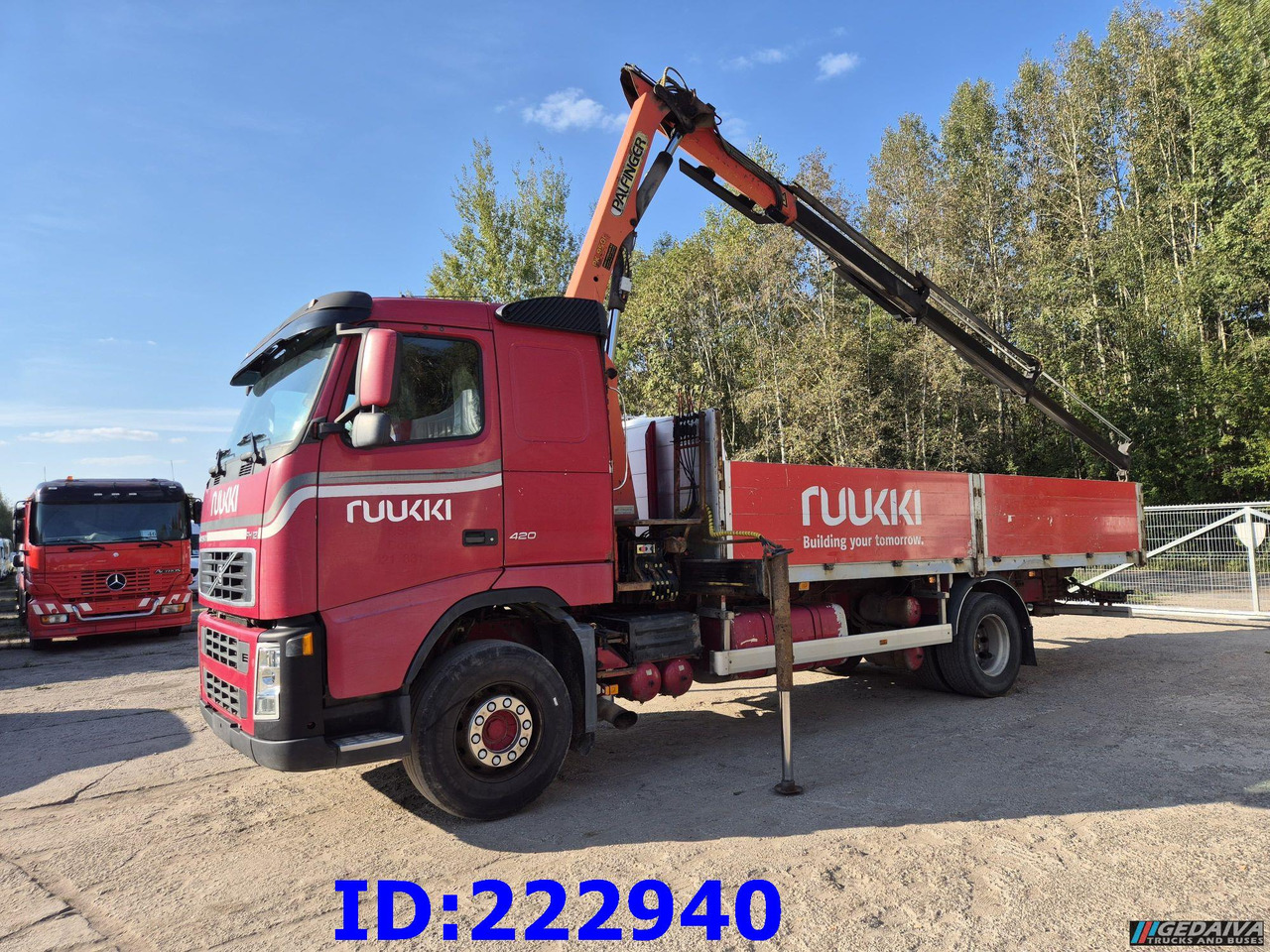 VOLVO FH12 420HP + Crane Palfinger PK9501 - Tovornjak s kesonom: slika 1 VOLVO FH12 420HP + Crane Palfinger PK9501 - Tovornjak s kesonom: slika 1