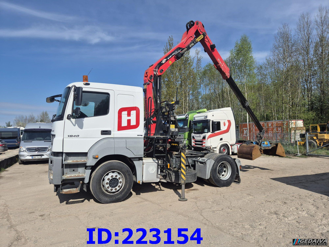 MERCEDES-BENZ Axor 1840 + Crane Epsilon Palfinger 0150Z - Vlačilec: slika 1 MERCEDES-BENZ Axor 1840 + Crane Epsilon Palfinger 0150Z - Vlačilec: slika 1