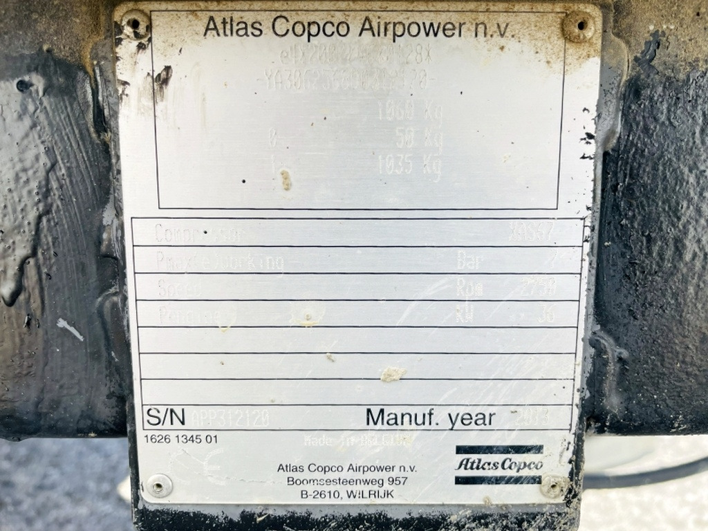 Atlas Copco XAS67 DDG (4049) - Zračni kompresor: slika 3 Atlas Copco XAS67 DDG (4049) - Zračni kompresor: slika 3