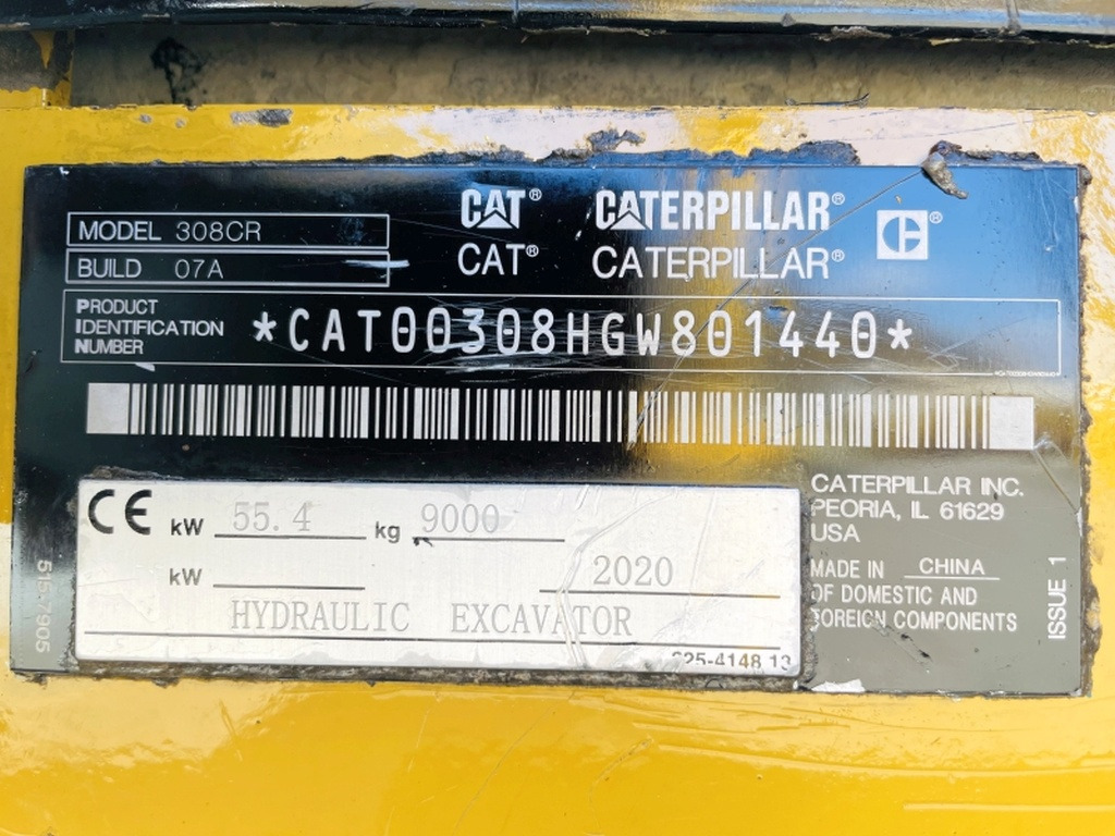 Caterpillar 308 CR (3966) - Mini bager: slika 3 Caterpillar 308 CR (3966) - Mini bager: slika 3