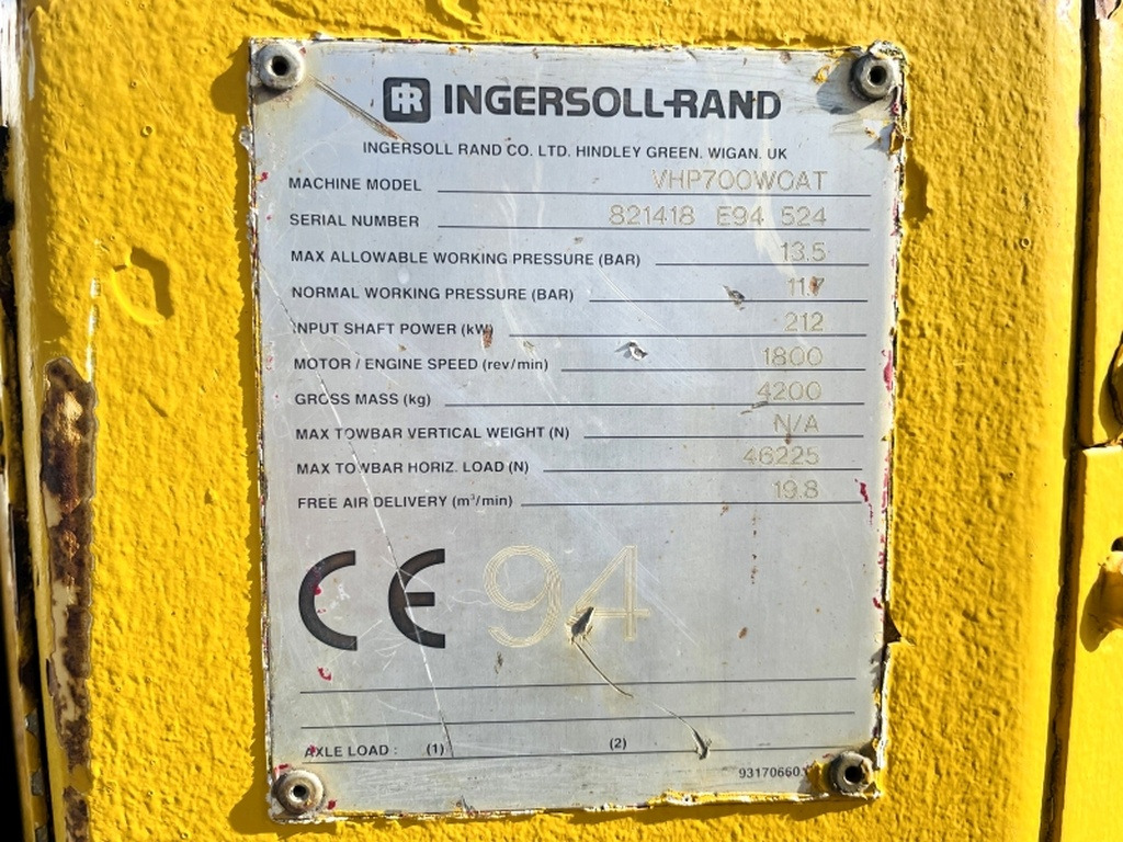 Ingersoll Rand VHP700W CAT (3952) - Zračni kompresor: slika 3 Ingersoll Rand VHP700W CAT (3952) - Zračni kompresor: slika 3