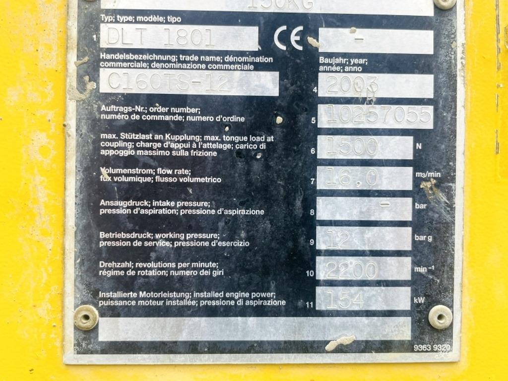 Vergleich C160 TS-12 (4037) - Zračni kompresor: slika 1 Vergleich C160 TS-12 (4037) - Zračni kompresor: slika 1