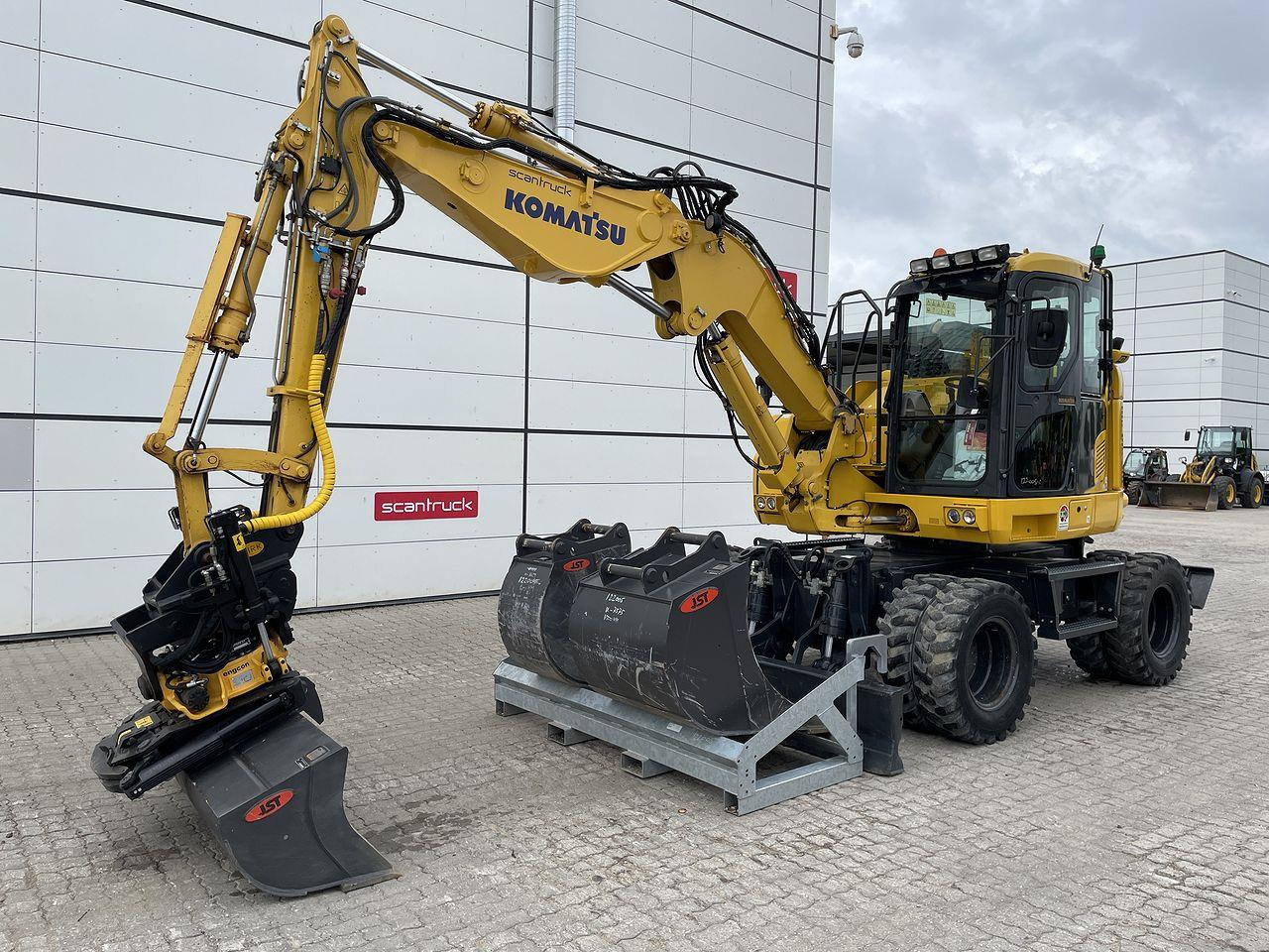 Komatsu PW118MR-11 - Mini bager: slika 1 Komatsu PW118MR-11 - Mini bager: slika 1