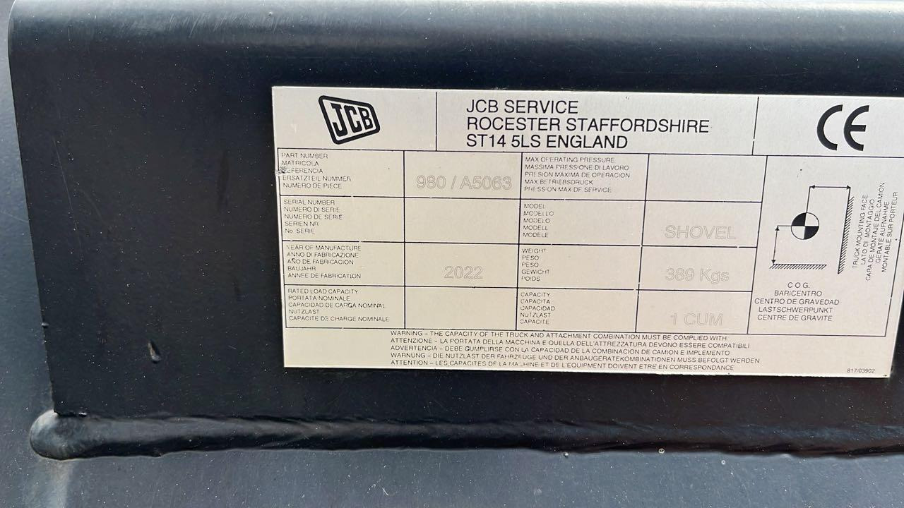 JCB Schaufel - Žlica za nakladalnik: slika 1 JCB Schaufel - Žlica za nakladalnik: slika 1