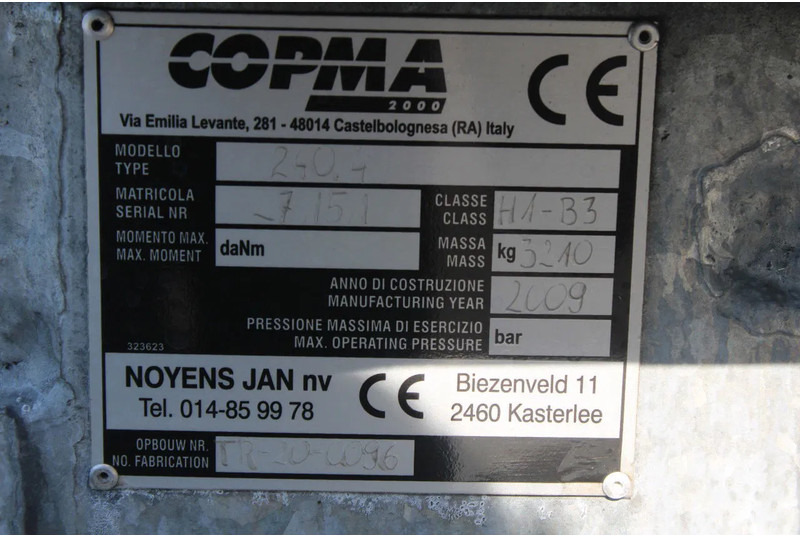 Tovornjak z dvigalom DAF CF 430 + COPMA 24TON/M + REMOTE + 6X2 STEERING + EURO 6: slika 9