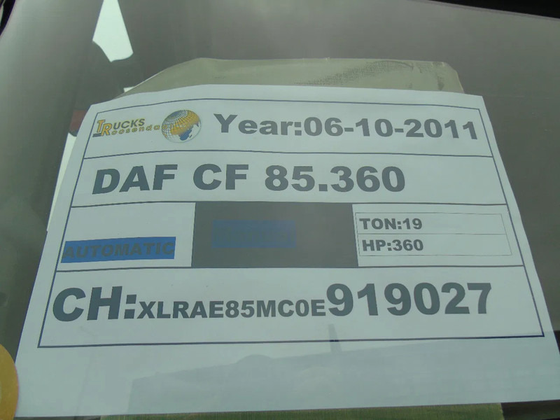 DAF CF 85.360 DAF CF85. 360 - Tovornjak zabojnik: slika 5 DAF CF 85.360 DAF CF85. 360 - Tovornjak zabojnik: slika 5