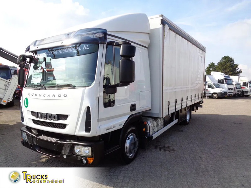 Iveco Eurocargo 80EL21 Manual + Euro 6 + Dhollandia Lift - Tovornjak s ponjavo: slika 1 Iveco Eurocargo 80EL21 Manual + Euro 6 + Dhollandia Lift - Tovornjak s ponjavo: slika 1