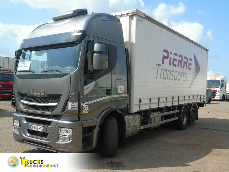 Iveco Stralis 510 + EURO 6 + STEERING AXLE - Tovornjak s ponjavo: slika 1 Iveco Stralis 510 + EURO 6 + STEERING AXLE - Tovornjak s ponjavo: slika 1