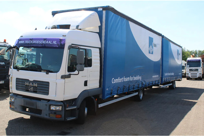MAN TGL 8.210 + TRAILER + SLEEPCAB COMBI - Tovornjak s ponjavo: slika 2 MAN TGL 8.210 + TRAILER + SLEEPCAB COMBI - Tovornjak s ponjavo: slika 2