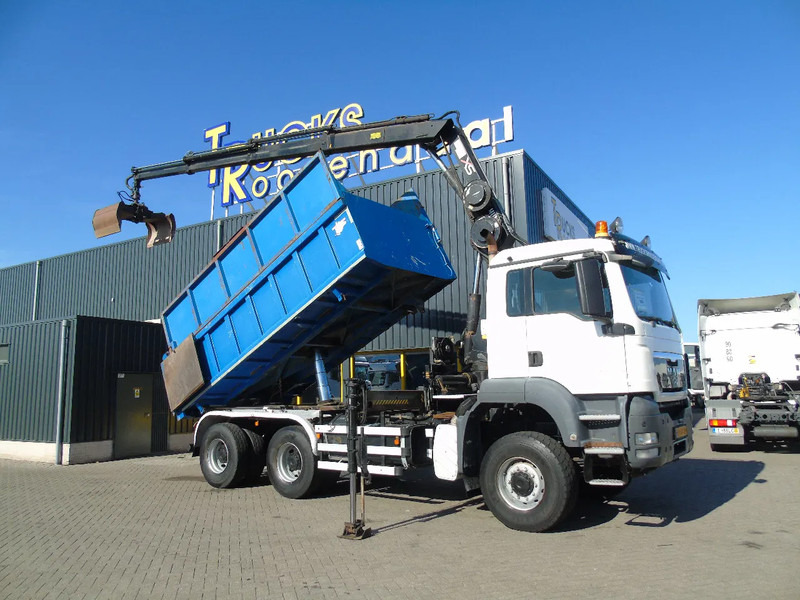MAN TGS 26.400 + 6x6 + HIAB 166 E3 HIPRO + 3SIDE TIPPER - Tovornjak z dvigalom: slika 2 MAN TGS 26.400 + 6x6 + HIAB 166 E3 HIPRO + 3SIDE TIPPER - Tovornjak z dvigalom: slika 2