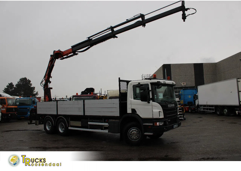 Scania P410 + atlas 190 4x hydrolic + 6x4 remote + EURO 6 + SPRING SUSPENSION - Tovornjak z dvigalom: slika 1 Scania P410 + atlas 190 4x hydrolic + 6x4 remote + EURO 6 + SPRING SUSPENSION - Tovornjak z dvigalom: slika 1