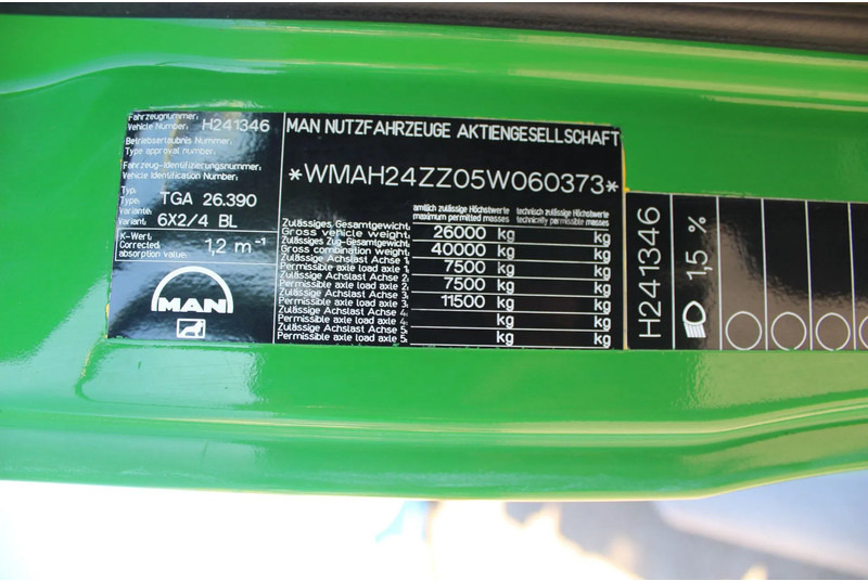 Tovornjak za transport bitumena MAN TGA 26.310 + LINDHOFF EN LINNE 6M3 + MANUAL + COMBI: slika 16 Tovornjak za transport bitumena MAN TGA 26.310 + LINDHOFF EN LINNE 6M3 + MANUAL + COMBI: slika 16