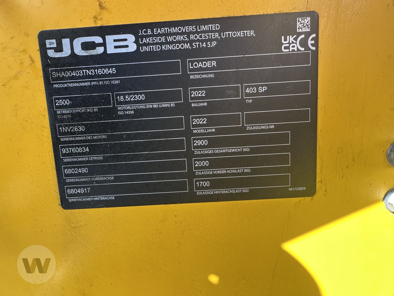 JCB 403 AGRI - Zgibni nakladalnik: slika 3 JCB 403 AGRI - Zgibni nakladalnik: slika 3