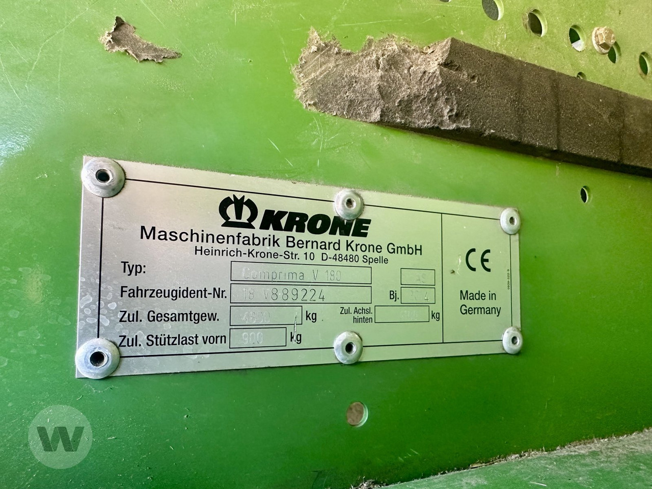 Krone Comprima V 180 XC - Balirka za okrogle bale: slika 4 Krone Comprima V 180 XC - Balirka za okrogle bale: slika 4