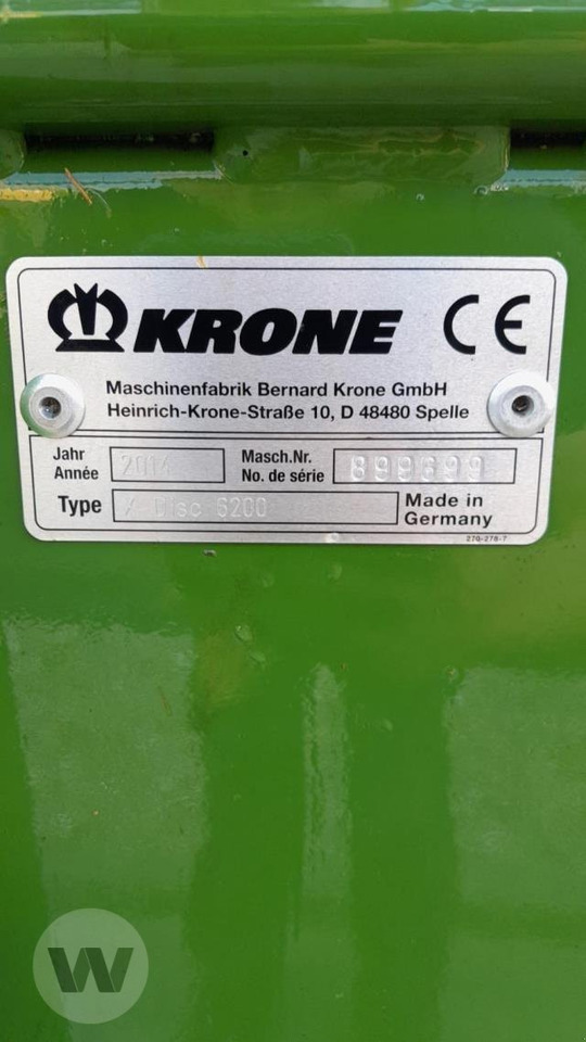 Krone X-Disc 6200 GPS-SW - Kosilnica: slika 5 Krone X-Disc 6200 GPS-SW - Kosilnica: slika 5