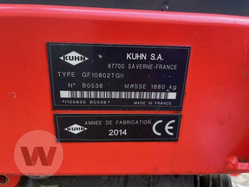 Kuhn GF 10802 - Obračalnik/ Zgrabljalnik: slika 3 Kuhn GF 10802 - Obračalnik/ Zgrabljalnik: slika 3
