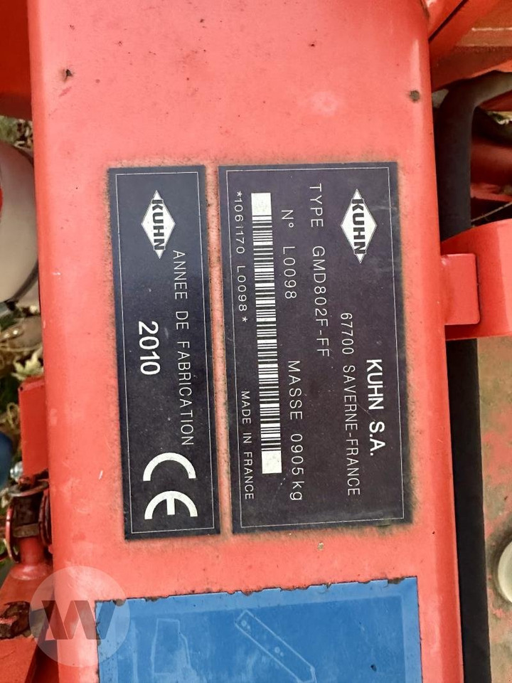 Kuhn GMD 802 F - Kosilnica: slika 5 Kuhn GMD 802 F - Kosilnica: slika 5
