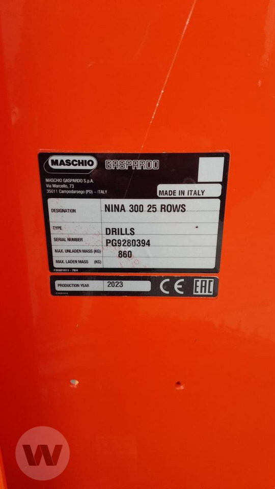 Maschio Nina 30 - Sejalnica: slika 5 Maschio Nina 30 - Sejalnica: slika 5