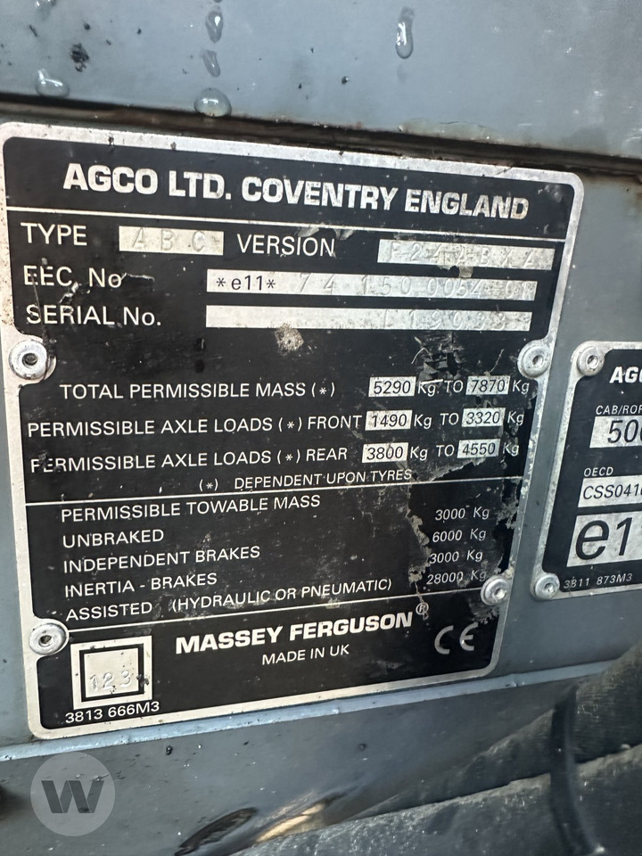 Massey Ferguson 4345 - Traktor: slika 2 Massey Ferguson 4345 - Traktor: slika 2