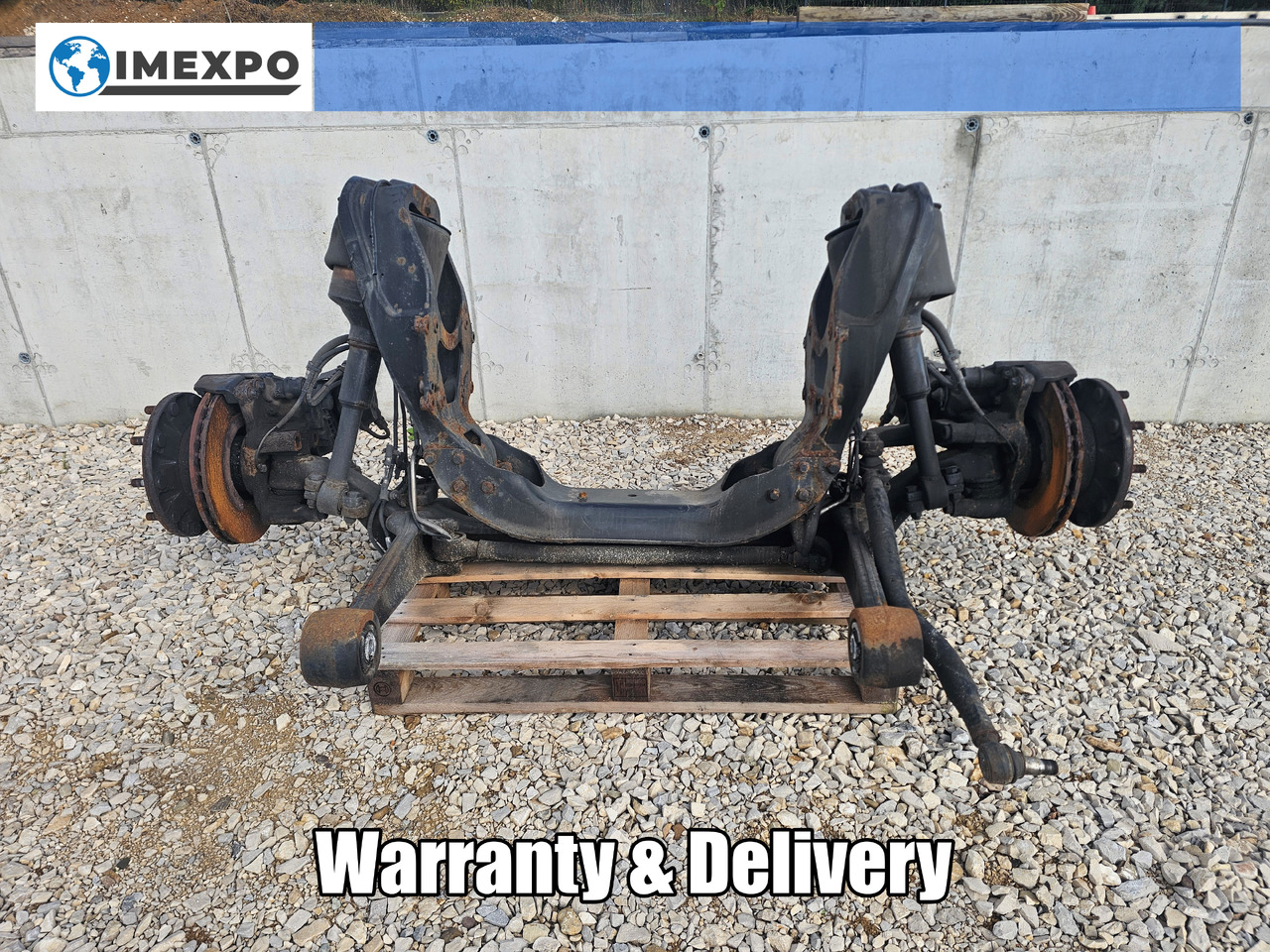 MAN TGX TGS AIR SUNSPENSION / COMPLETE FRONT AXLE - Sprednja os: slika 1 MAN TGX TGS AIR SUNSPENSION / COMPLETE FRONT AXLE - Sprednja os: slika 1