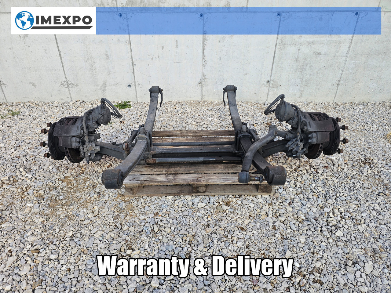 MERCEDES ATEGO MP4 12.XXX EURO 6 / COMPLETE FRONT AXLE - Sprednja os: slika 1 MERCEDES ATEGO MP4 12.XXX EURO 6 / COMPLETE FRONT AXLE - Sprednja os: slika 1