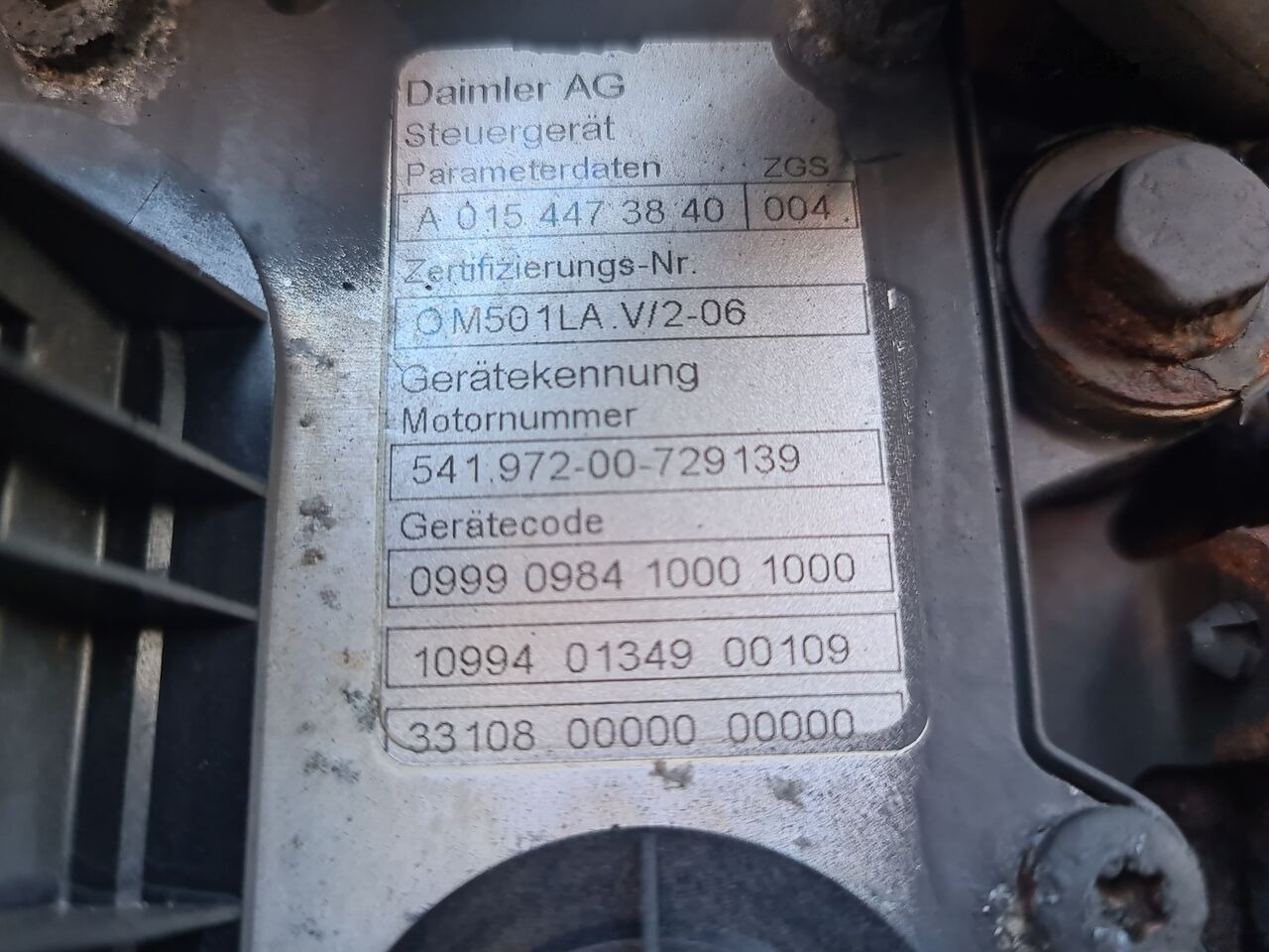 Mercedes-Benz ACTROS MP2 MP3 EURO5   Mercedes-Benz OM501LA V6 A0154473840 EURO5 - Motor za Tovornjak: slika 4 Mercedes-Benz ACTROS MP2 MP3 EURO5   Mercedes-Benz OM501LA V6 A0154473840 EURO5 - Motor za Tovornjak: slika 4