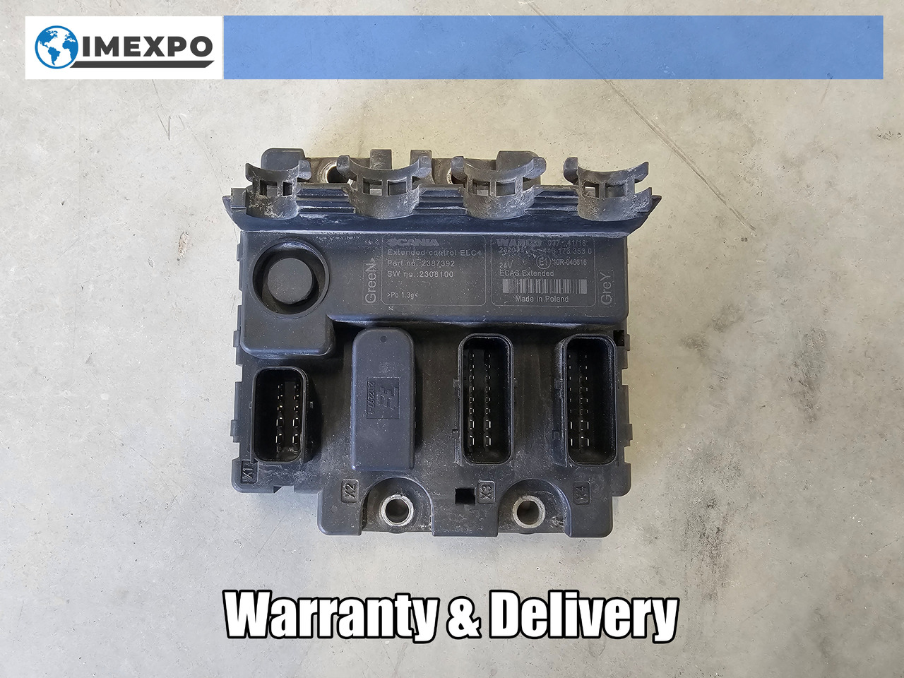 SCANIA S, R, P, G / ELC4 CONTROL UNIT / 2387392 - ECU: slika 1 SCANIA S, R, P, G / ELC4 CONTROL UNIT / 2387392 - ECU: slika 1