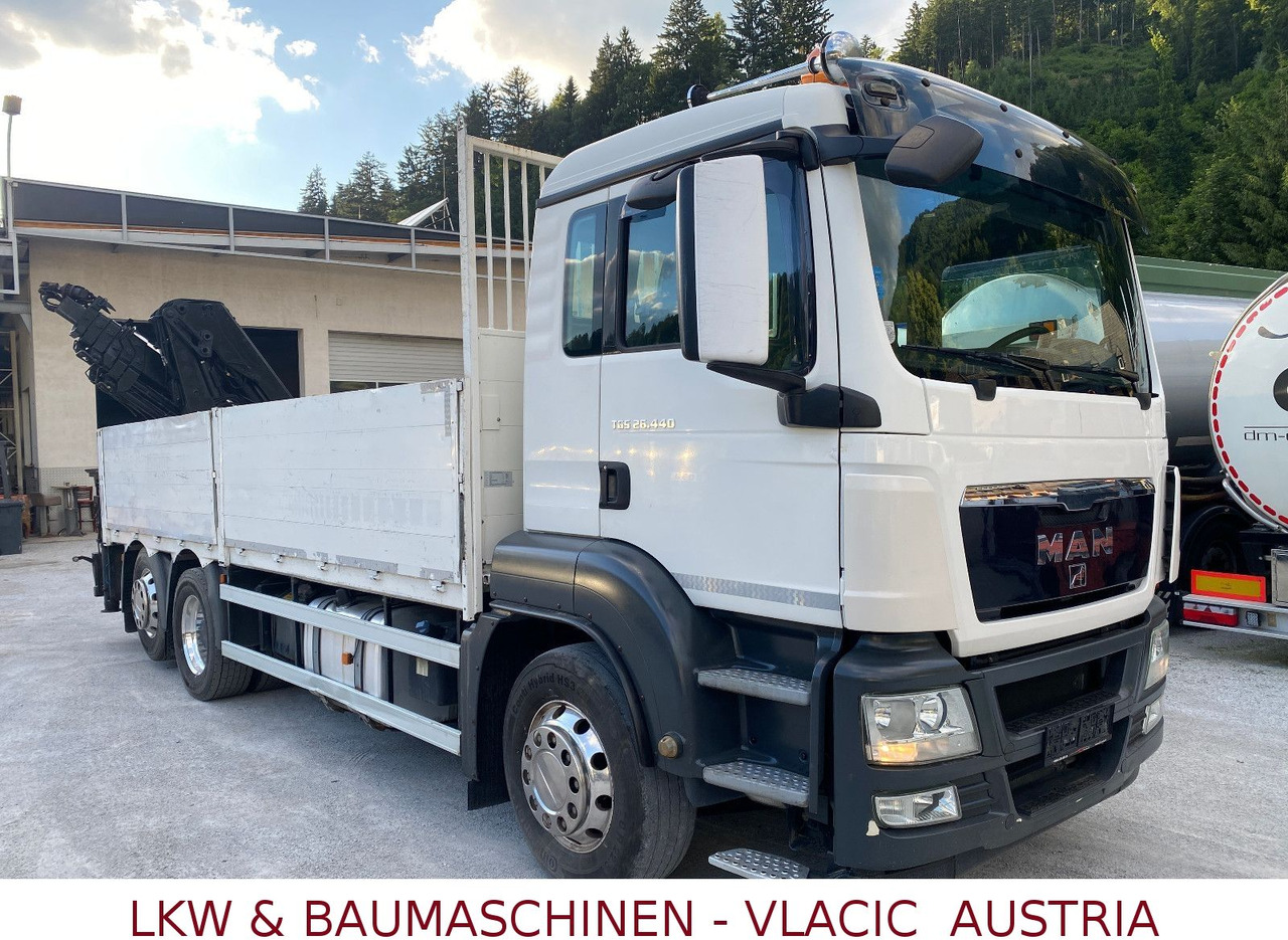 MAN 26.440 mit Kran HIAB 166 5XHydraulikauschub - Tovornjak s kesonom, Tovornjak z dvigalom: slika 2 MAN 26.440 mit Kran HIAB 166 5XHydraulikauschub - Tovornjak s kesonom, Tovornjak z dvigalom: slika 2
