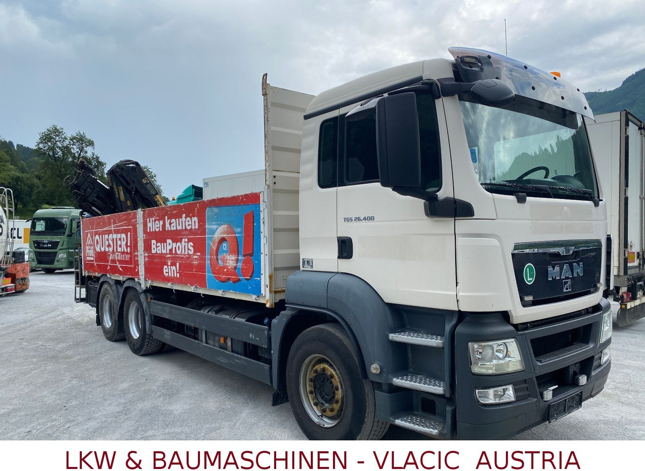 MAN TGS 26.400 6x4 mit Kran HIAB 166 - Tovornjak s kesonom, Tovornjak z dvigalom: slika 2 MAN TGS 26.400 6x4 mit Kran HIAB 166 - Tovornjak s kesonom, Tovornjak z dvigalom: slika 2