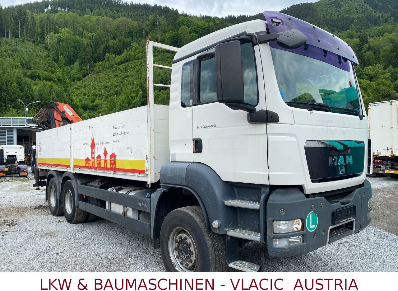 MAN TGS 33.440 6x4 Blatt/Blatt Mit Palfinger PK16500 - Tovornjak s kesonom, Tovornjak z dvigalom: slika 2 MAN TGS 33.440 6x4 Blatt/Blatt Mit Palfinger PK16500 - Tovornjak s kesonom, Tovornjak z dvigalom: slika 2