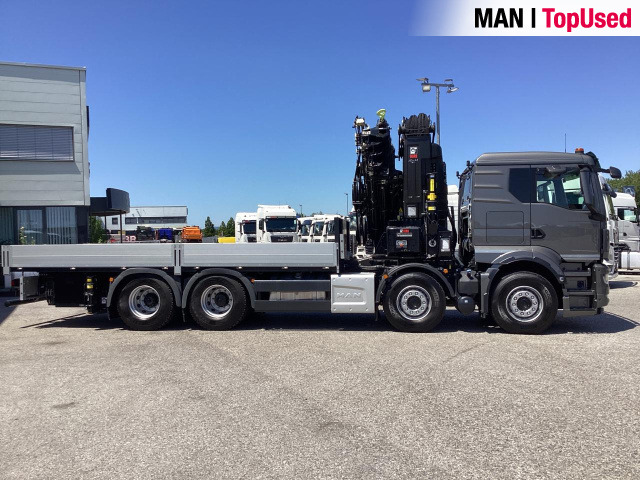 Tovornjak s kesonom, Tovornjak z dvigalom MAN TGS 35.510 8x4 BL CH HIAB X-HiPro 858 E 8: slika 11