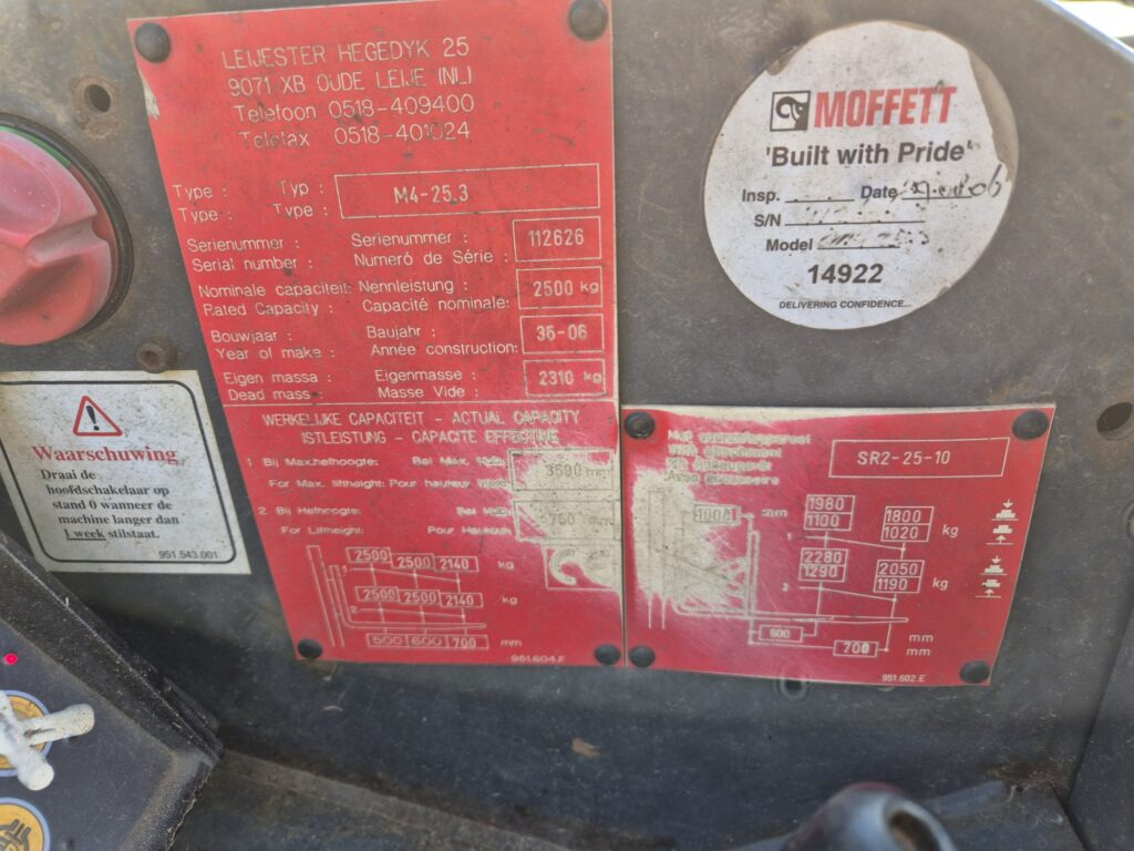 MOFFET M4-25.3 forklift - Diesel viličar: slika 5 MOFFET M4-25.3 forklift - Diesel viličar: slika 5