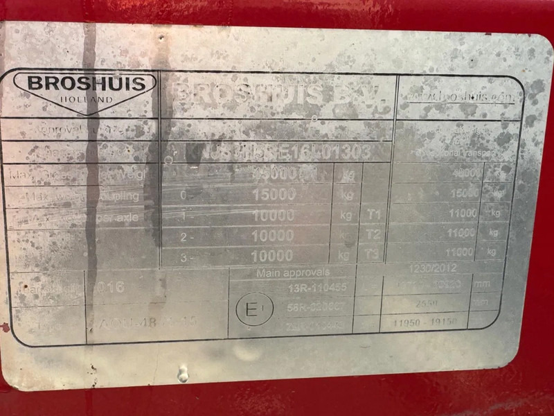 Broshuis 3 AOU 48 | FULL STEERING | RADIOGRAPH | EXTENDABLE 7200 MM - Polprikolica s kesonom: slika 4 Broshuis 3 AOU 48 | FULL STEERING | RADIOGRAPH | EXTENDABLE 7200 MM - Polprikolica s kesonom: slika 4