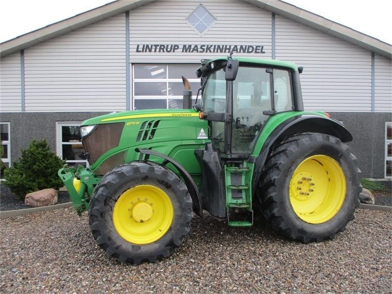 John Deere 6170M Med frontlift og frontPTO - Traktor: slika 1 John Deere 6170M Med frontlift og frontPTO - Traktor: slika 1