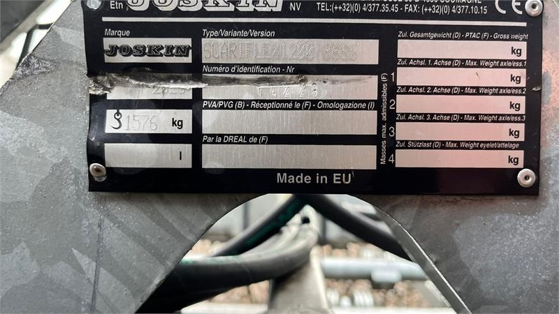 Joskin SCARIFLEX 1200 R6S6 12m bredstrigle med 6rækker tæ - Brana: slika 5 Joskin SCARIFLEX 1200 R6S6 12m bredstrigle med 6rækker tæ - Brana: slika 5