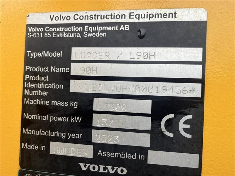 Volvo L90H Dansk-maskine, med alt udstyr på. CDC, BSS, - Kolesni nakladalec: slika 2 Volvo L90H Dansk-maskine, med alt udstyr på. CDC, BSS, - Kolesni nakladalec: slika 2