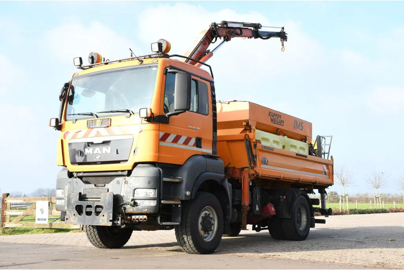 MAN TGS 18.320 4x4!! KRAN/!!!WINTERDIENST/DREISEITENKIPPER!!KOMMUNAL/KLIMA!! - Tovornjak prekucnik, Tovornjak z dvigalom: slika 3 MAN TGS 18.320 4x4!! KRAN/!!!WINTERDIENST/DREISEITENKIPPER!!KOMMUNAL/KLIMA!! - Tovornjak prekucnik, Tovornjak z dvigalom: slika 3