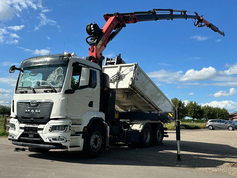 MAN TGS 26.430 2022!EURO6!! 6x2!! PALFINGER 23tm+JIB+LIER/WINCH!!DREISEITEN KIPPER/BORDMATIC!!9tkm - Tovornjak prekucnik, Tovornjak z dvigalom: slika 5 MAN TGS 26.430 2022!EURO6!! 6x2!! PALFINGER 23tm+JIB+LIER/WINCH!!DREISEITEN KIPPER/BORDMATIC!!9tkm - Tovornjak prekucnik, Tovornjak z dvigalom: slika 5