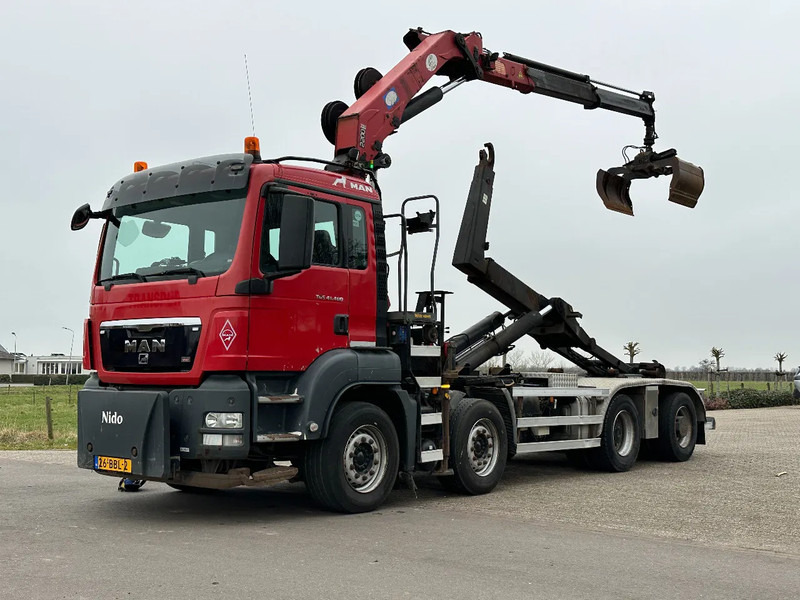 MAN TGS 41.400 8X4 WIDESPREAD!!HMF 22TM KRAAN/HAAK!!TOP!! - Kotalni prekucni tovornjak, Tovornjak z dvigalom: slika 5 MAN TGS 41.400 8X4 WIDESPREAD!!HMF 22TM KRAAN/HAAK!!TOP!! - Kotalni prekucni tovornjak, Tovornjak z dvigalom: slika 5