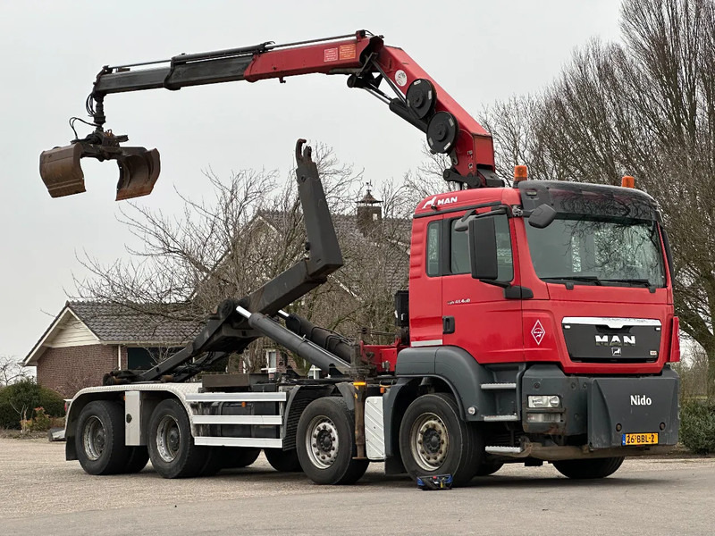 MAN TGS 41.400 8X4 WIDESPREAD!!HMF 22TM KRAAN/HAAK!!TOP!! - Kotalni prekucni tovornjak, Tovornjak z dvigalom: slika 1 MAN TGS 41.400 8X4 WIDESPREAD!!HMF 22TM KRAAN/HAAK!!TOP!! - Kotalni prekucni tovornjak, Tovornjak z dvigalom: slika 1