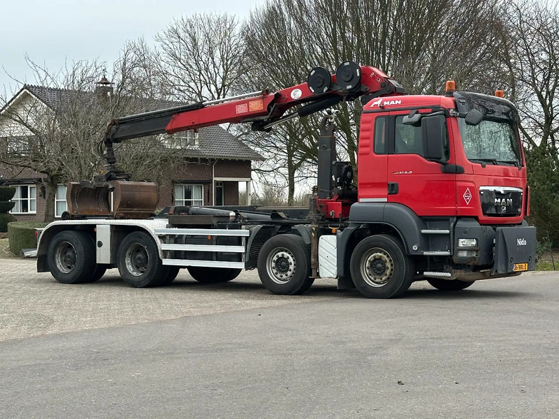 MAN TGS 41.400 8X4 WIDESPREAD!!HMF 22TM KRAAN/HAAK!!TOP!! - Kotalni prekucni tovornjak, Tovornjak z dvigalom: slika 4 MAN TGS 41.400 8X4 WIDESPREAD!!HMF 22TM KRAAN/HAAK!!TOP!! - Kotalni prekucni tovornjak, Tovornjak z dvigalom: slika 4