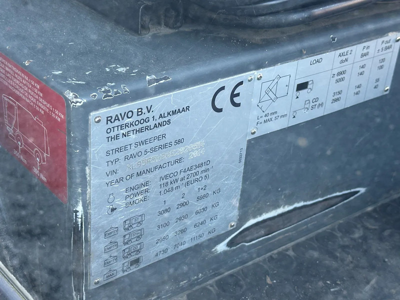 Vozilo za pometanje Ravo 580 VEEGMACHINE/SWEEPER!!: slika 9