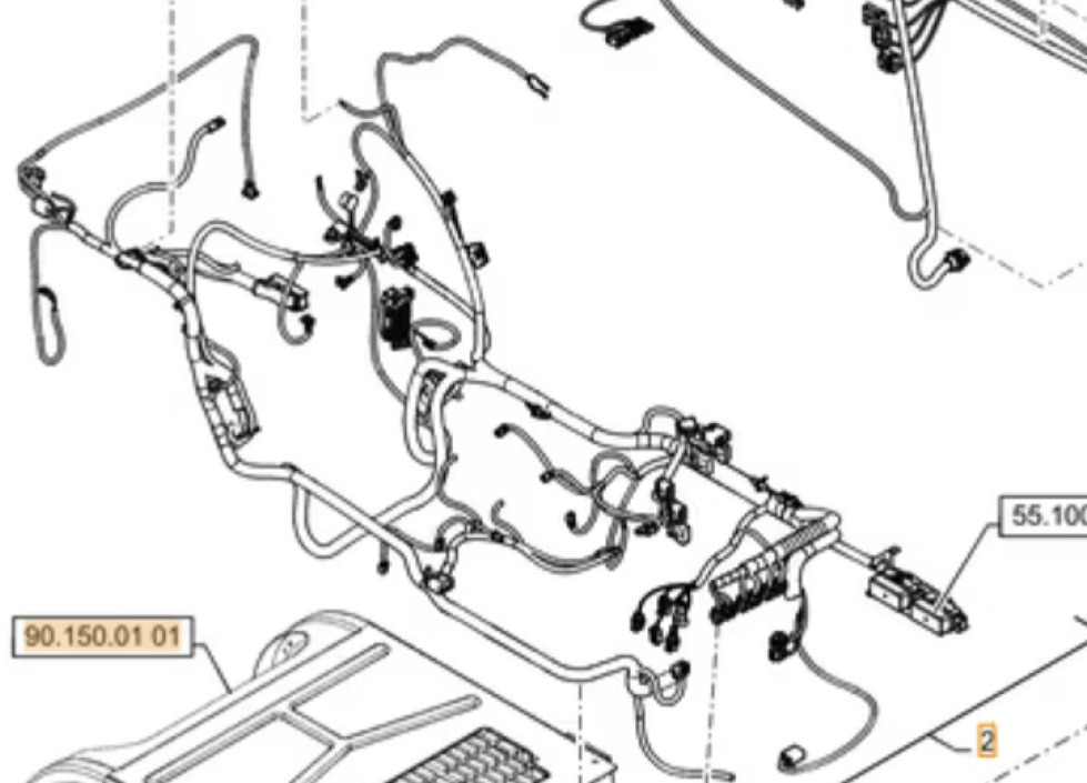 Case 47377806 - 47523456 - Kabli/ Žični kabel za Gradbeni stroj: slika 1 Case 47377806 - 47523456 - Kabli/ Žični kabel za Gradbeni stroj: slika 1
