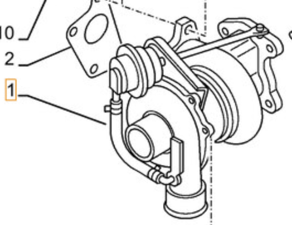 Case 47489786R - 47489786 - Turbo za Gradbeni stroj: slika 1 Case 47489786R - 47489786 - Turbo za Gradbeni stroj: slika 1