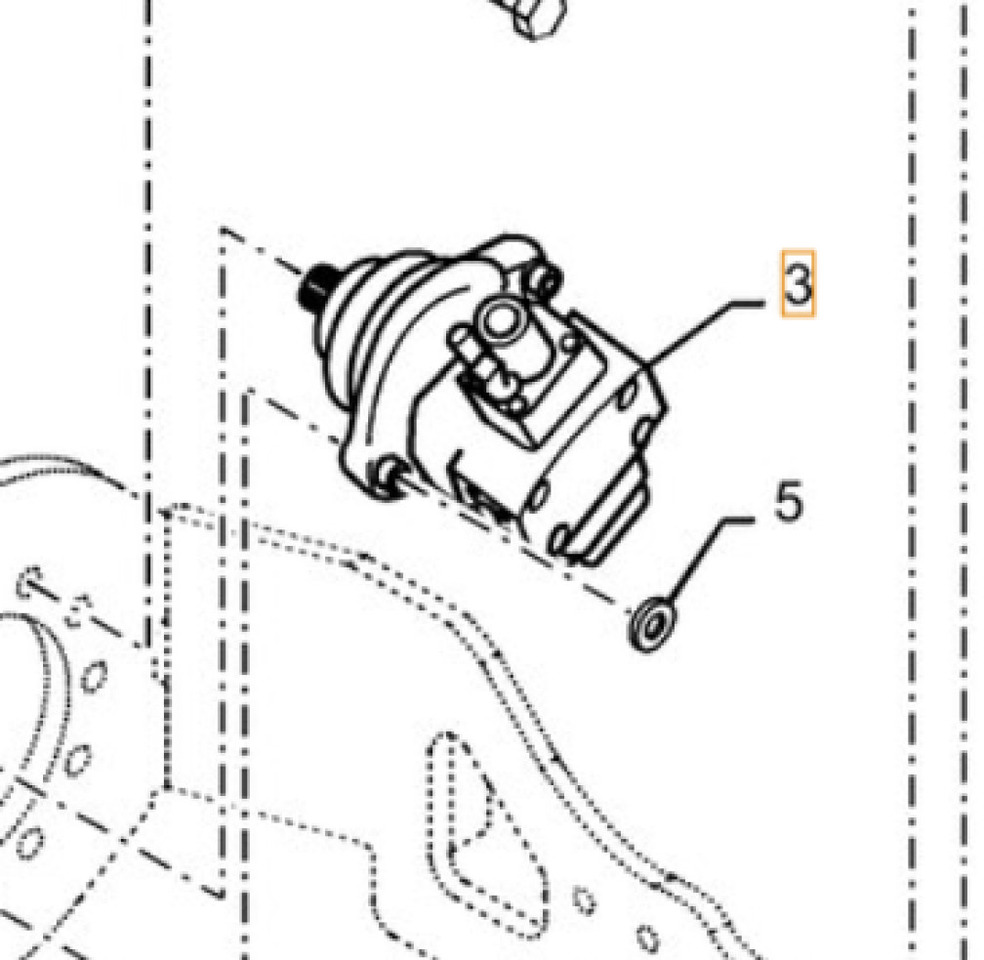 Case 48180421 - Hidravlični motor za Kmetijski stroj: slika 1 Case 48180421 - Hidravlični motor za Kmetijski stroj: slika 1