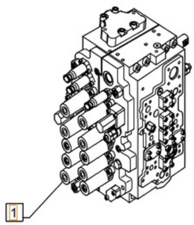 Case KSJ18312 - Hidravlični ventil za Gradbeni stroj: slika 1 Case KSJ18312 - Hidravlični ventil za Gradbeni stroj: slika 1