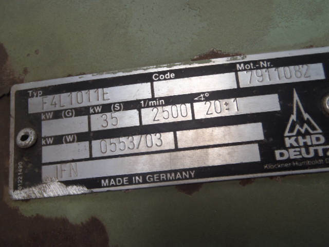 Deutz F4L1011E - - Motor za Gradbeni stroj: slika 5 Deutz F4L1011E - - Motor za Gradbeni stroj: slika 5