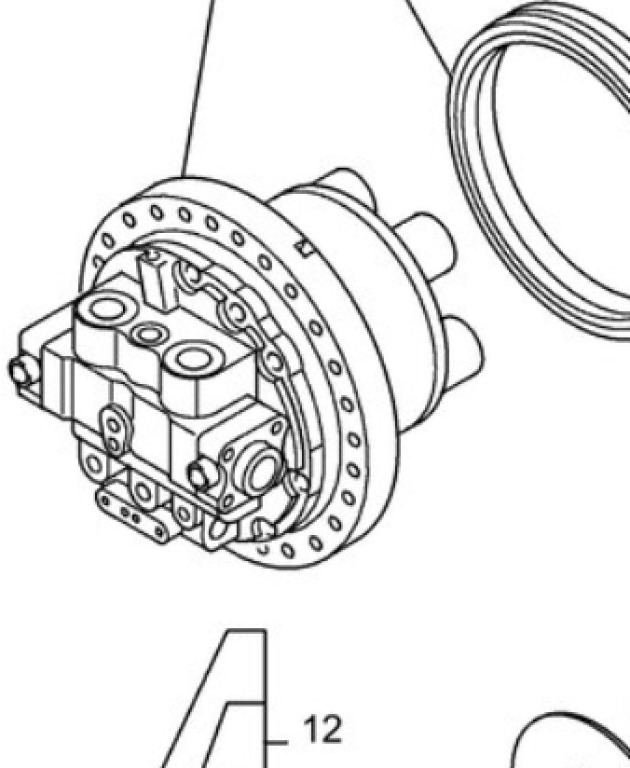 New Holland YN15V00067S017 - Hidravlični motor za Kmetijski stroj: slika 1 New Holland YN15V00067S017 - Hidravlični motor za Kmetijski stroj: slika 1